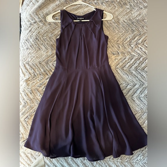 Cocktail Purple Dress - Picture 1 of 3